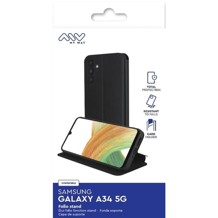 MYWAY  Custodia per Galaxy A34 5G supporto 