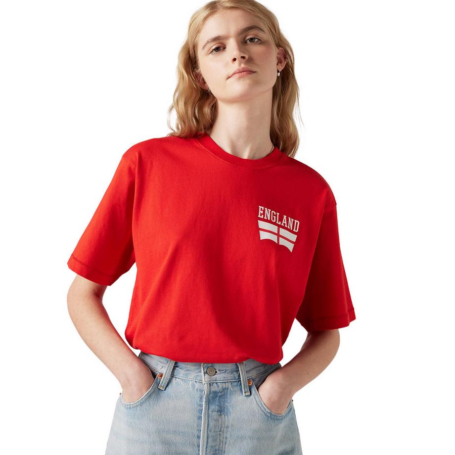 Levis England Grafikdruck T-Shirt  