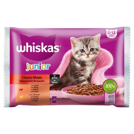 whiskas  Junior Selezione Classica 4x85g 