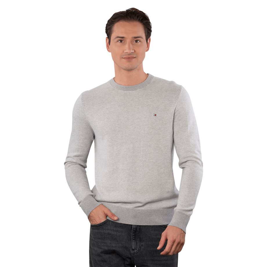 Pima Pullover Herringbone Kashmir