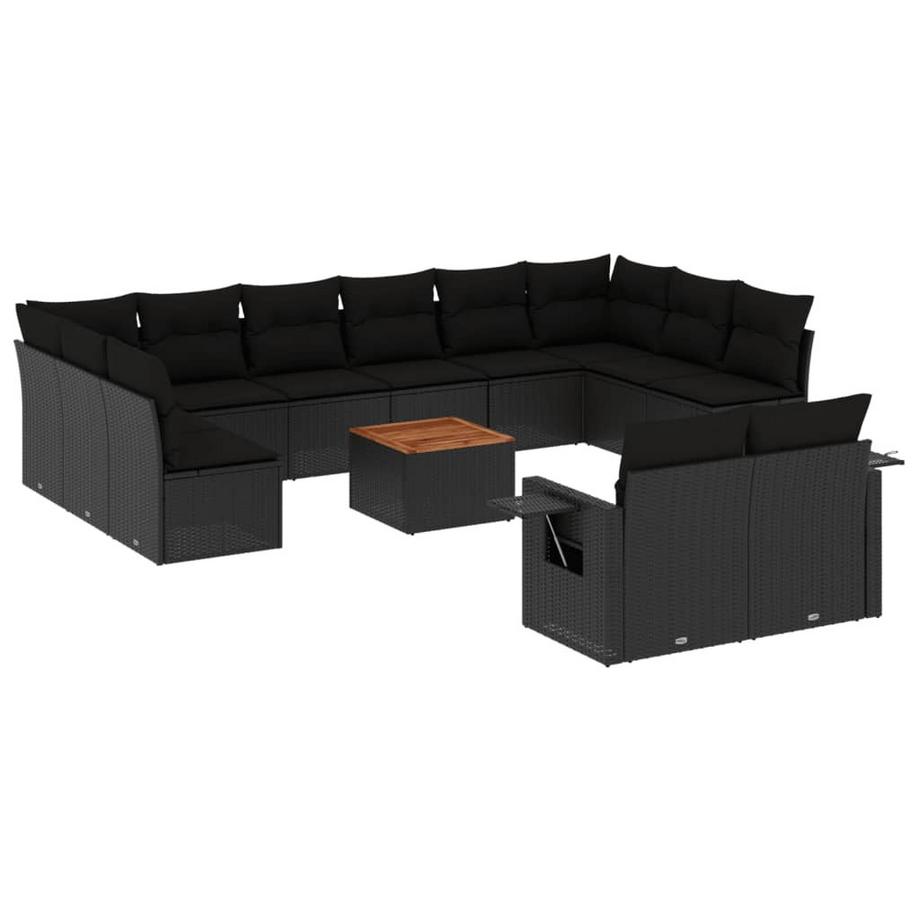 Ensemble de canapés de jardin rotin synthétique
