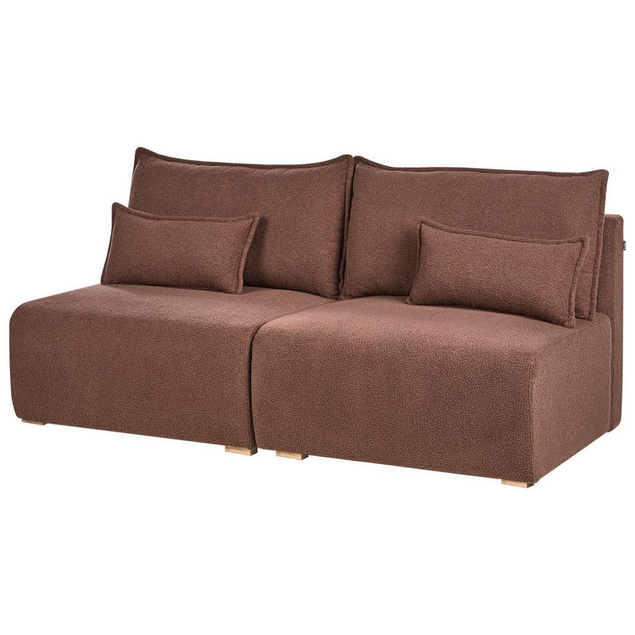 Beliani 3 Sitzer Sofa aus Bouclé Minimalistisch NERBO  