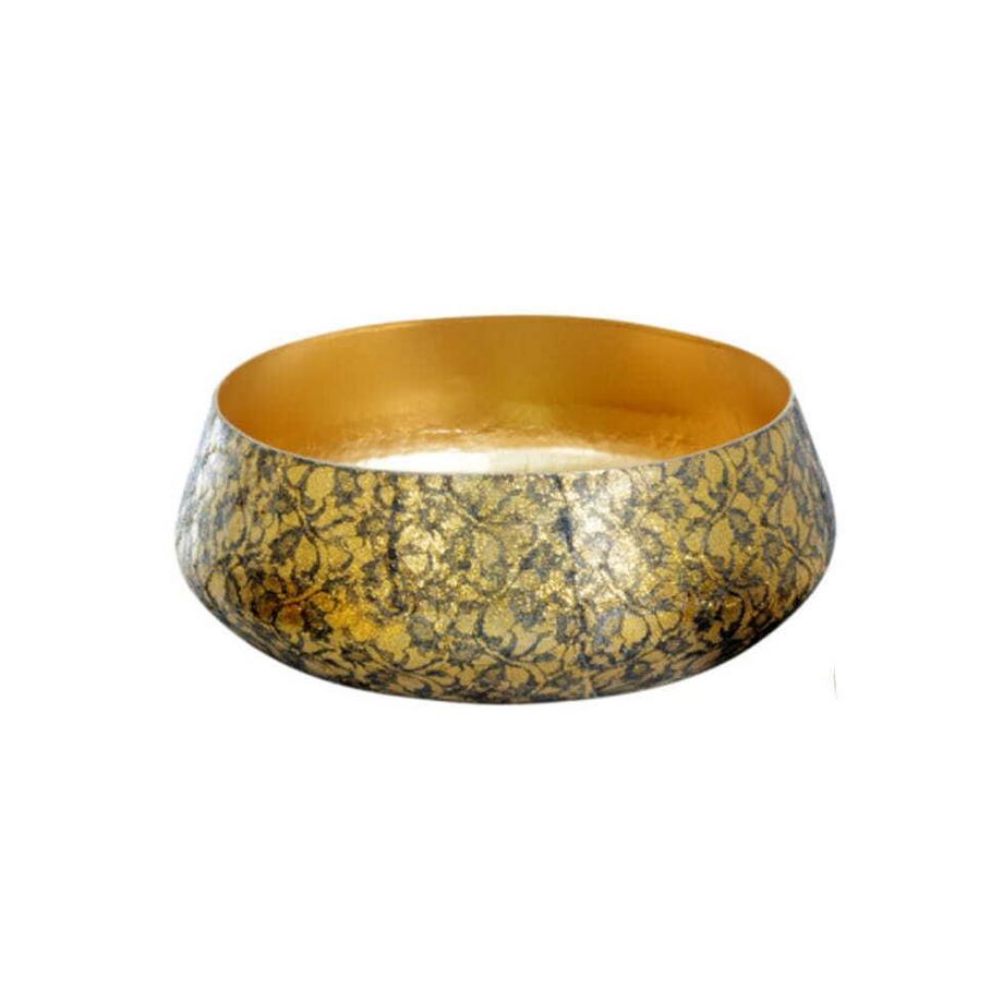 mutoni Schale Mosaik gold 41x41  