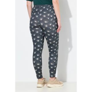 Ulla Popken Leggings stampati gamba aderente cotone biologico  