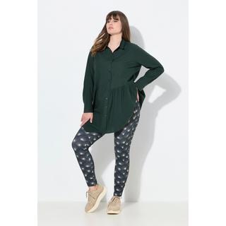 Ulla Popken Leggings stampati gamba aderente cotone biologico  