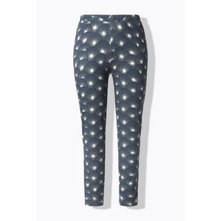 Ulla Popken Leggings stampati gamba aderente cotone biologico  