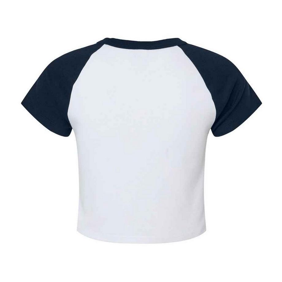 Bella + Canvas T-shirt corta a maniche raglan  