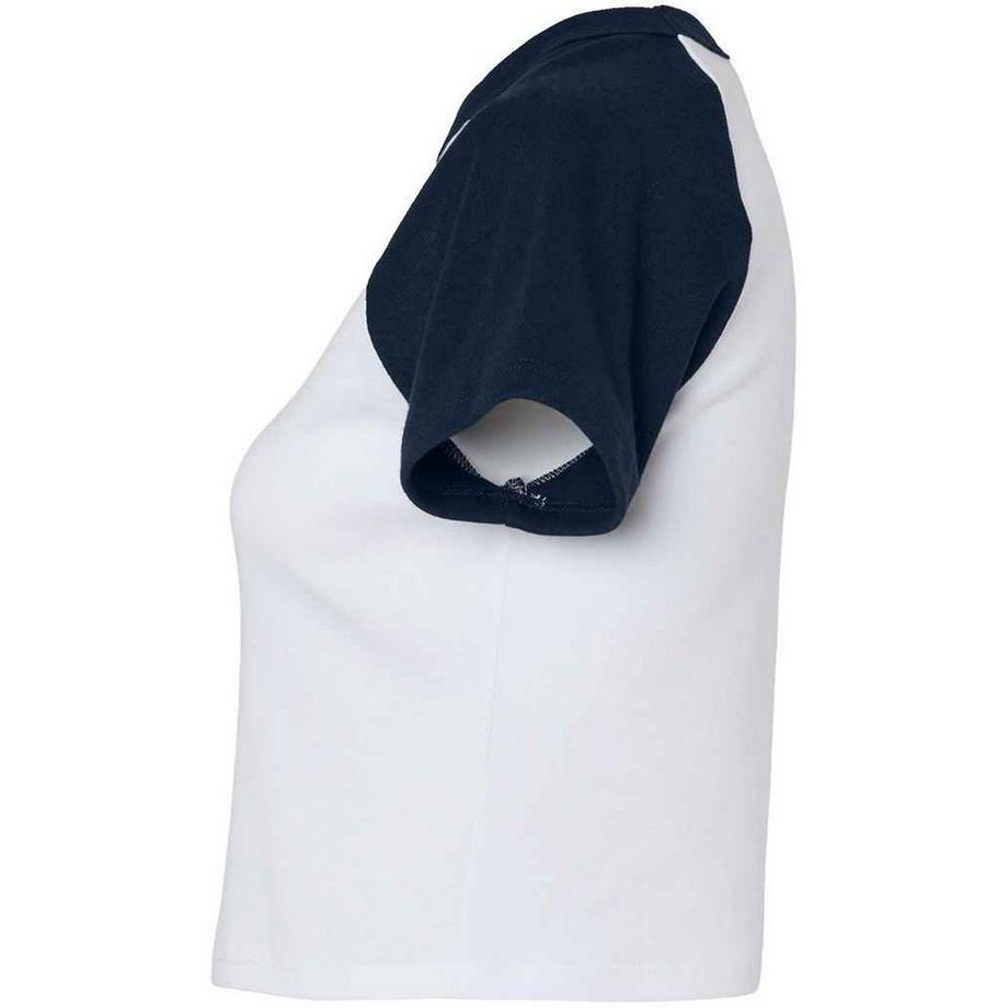 Bella + Canvas T-shirt corta a maniche raglan  