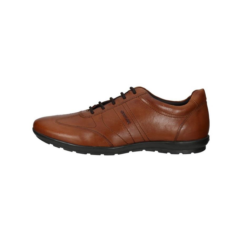 GEOX Uomo Symbol Chaussures Derby en Cuir Lisse  