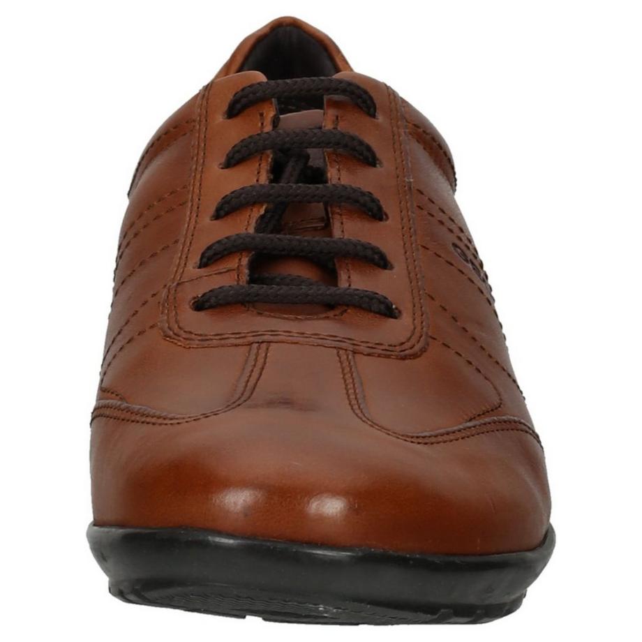 GEOX Uomo Symbol Chaussures Derby en Cuir Lisse  