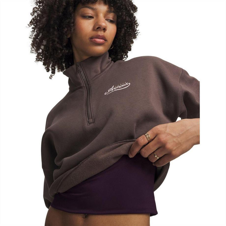 UNDER ARMOUR Felpa Rival con mezza cerniera  