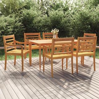 VidaXL set da pranzo da giardino Teak riciclato  