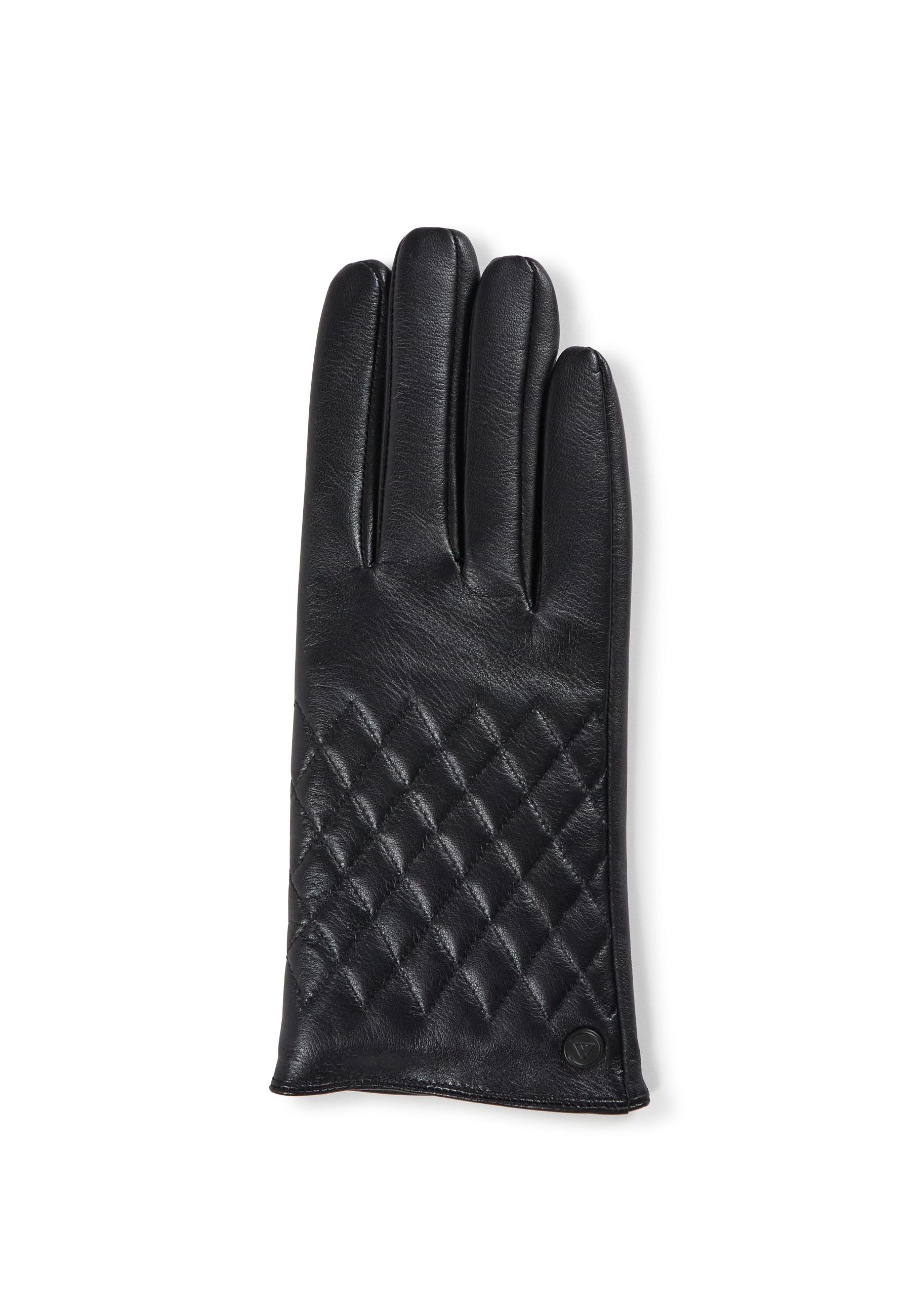 CASH-MERE.CH  Gants en cuir s, style caro, compatibles avec les écrans tactiles 