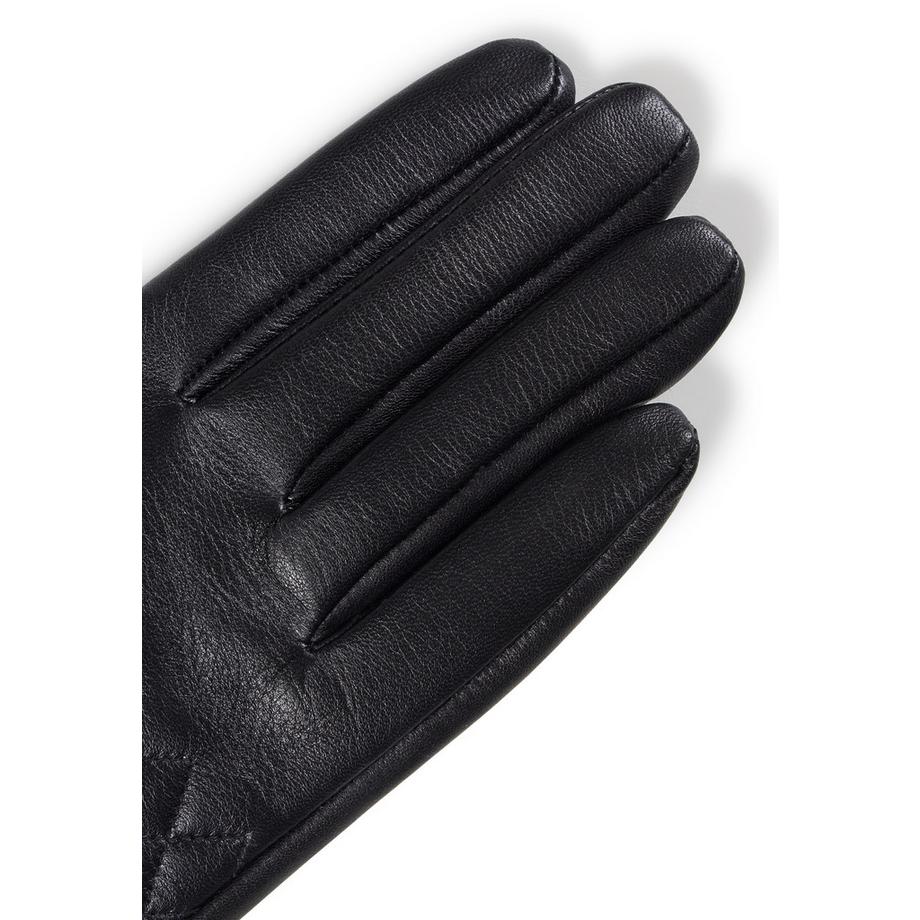 CASH-MERE.CH Gants en Cuir Style Matelassé Compatibles Écran Tactile  