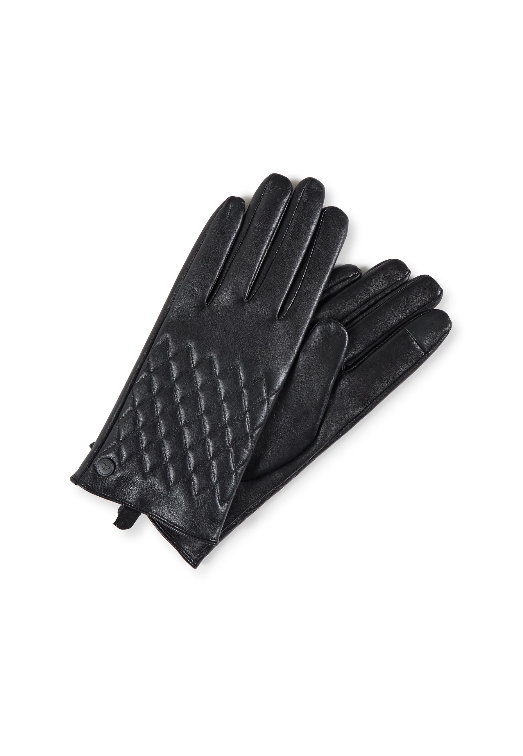 CASH-MERE.CH  Gants en cuir s, style caro, compatibles avec les écrans tactiles 