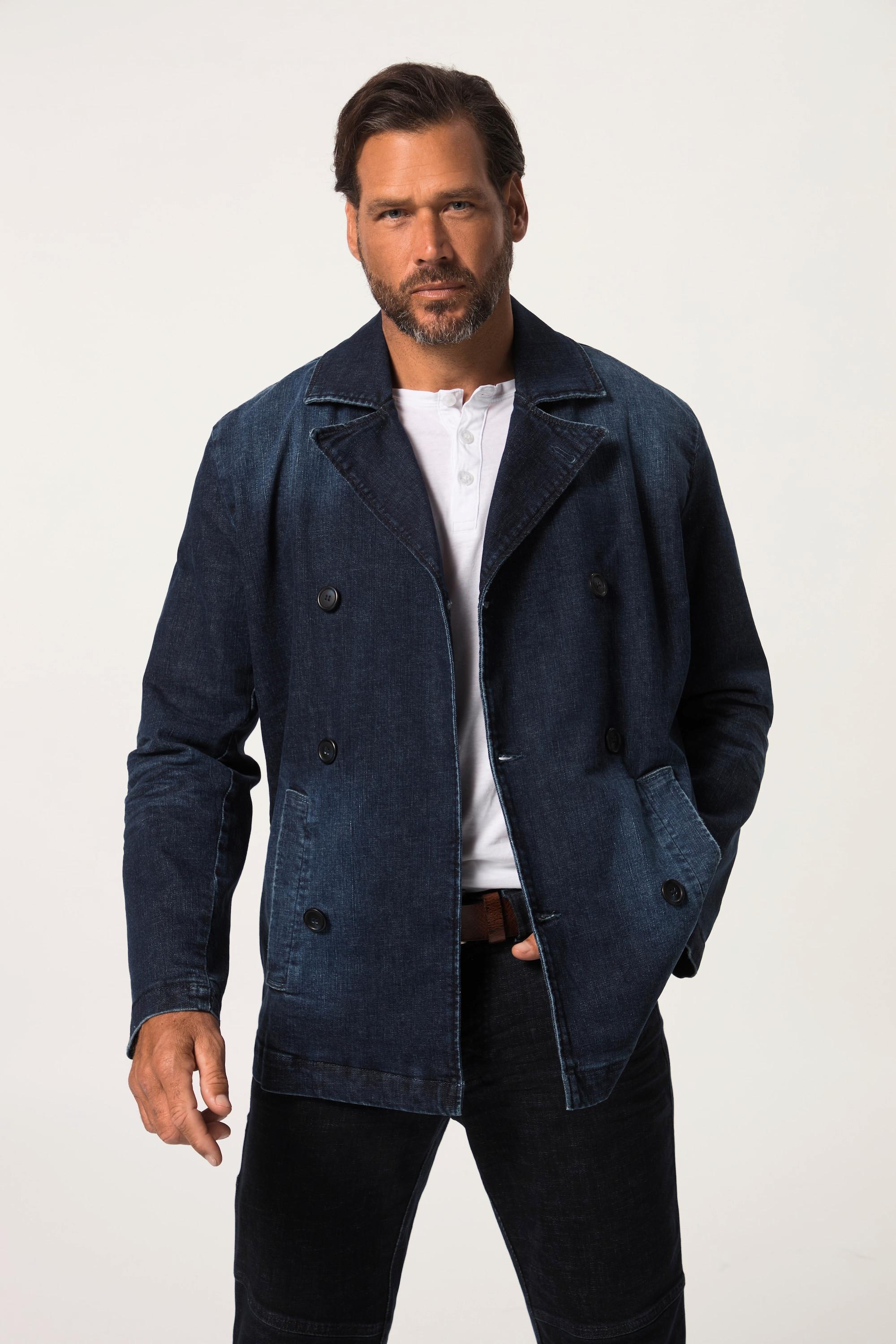 JP1880  Giacca a doppiopetto in denim 