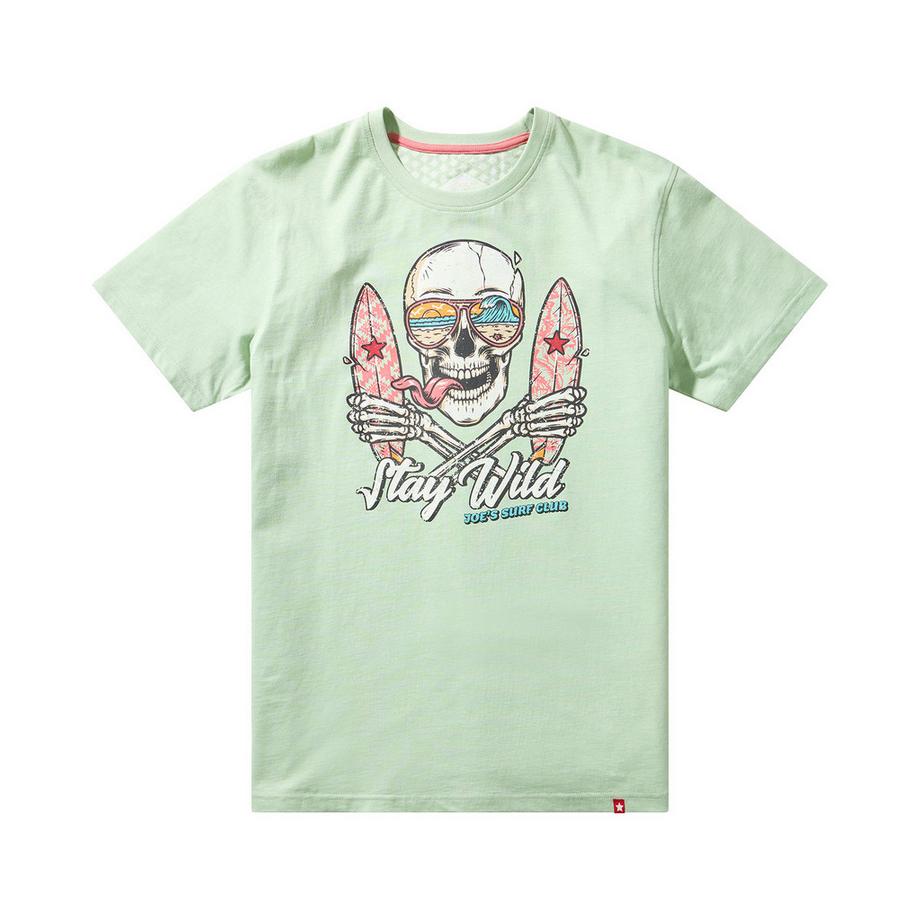 Joe Browns T-Shirt Motif Crâne et Planche de Surf  