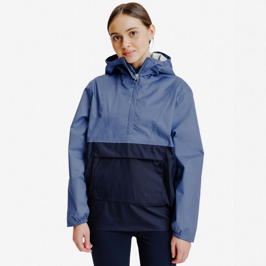 Wasserdichte Windjacke Junior – Kometblau