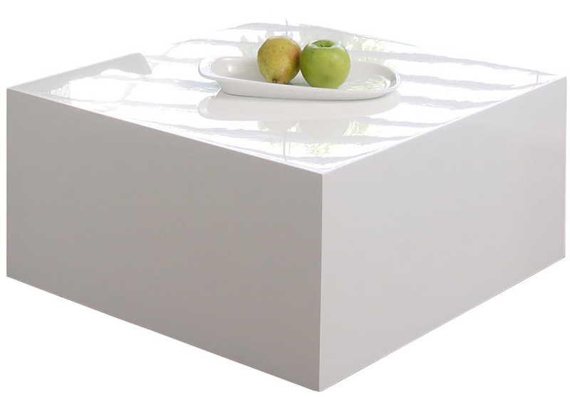 mutoni Couchtisch 60x60x30cm weiss  