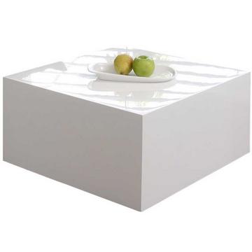 Table basse 60x60x30cm blanc