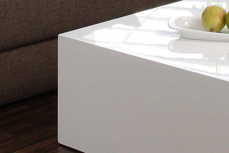 mutoni Couchtisch 60x60x30cm weiss  