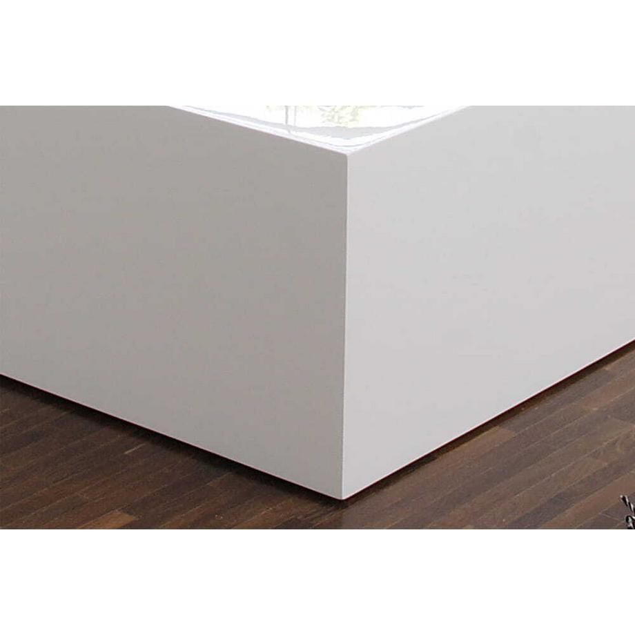 mutoni Tavolino 60x60x30cm bianco  
