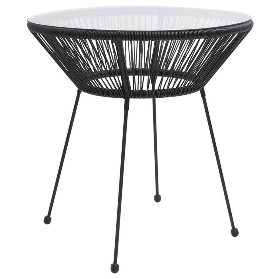 VidaXL set da pranzo Rattan  