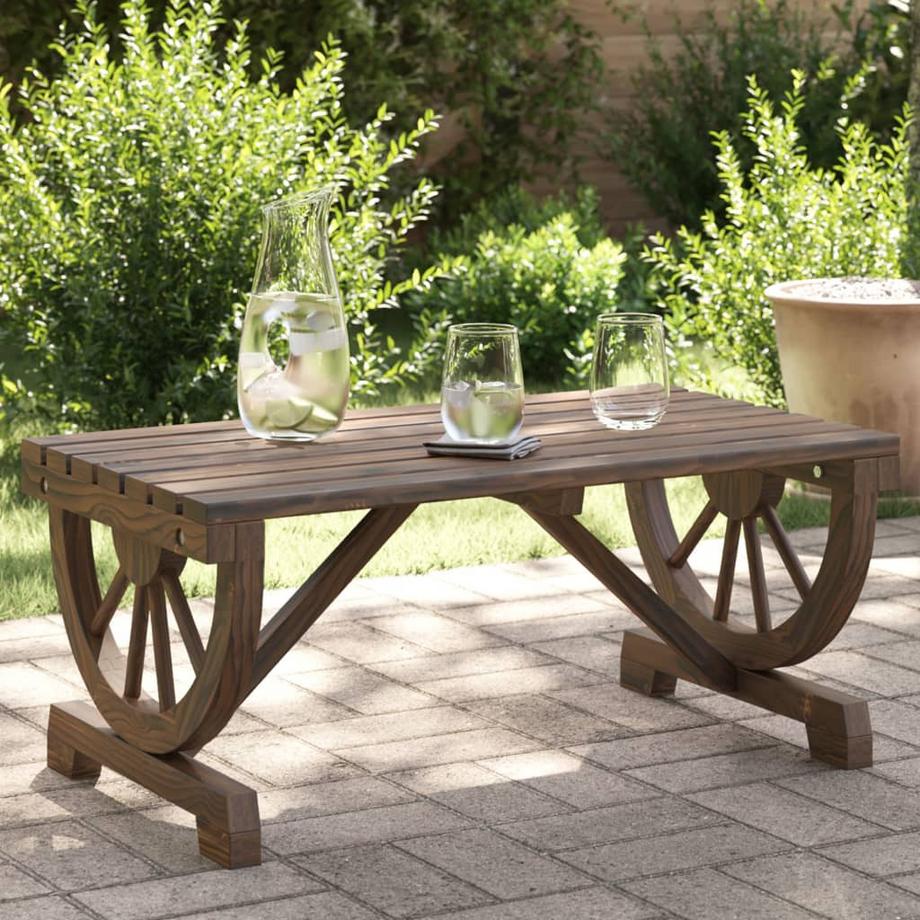 VidaXL tavolino da giardino Legno  