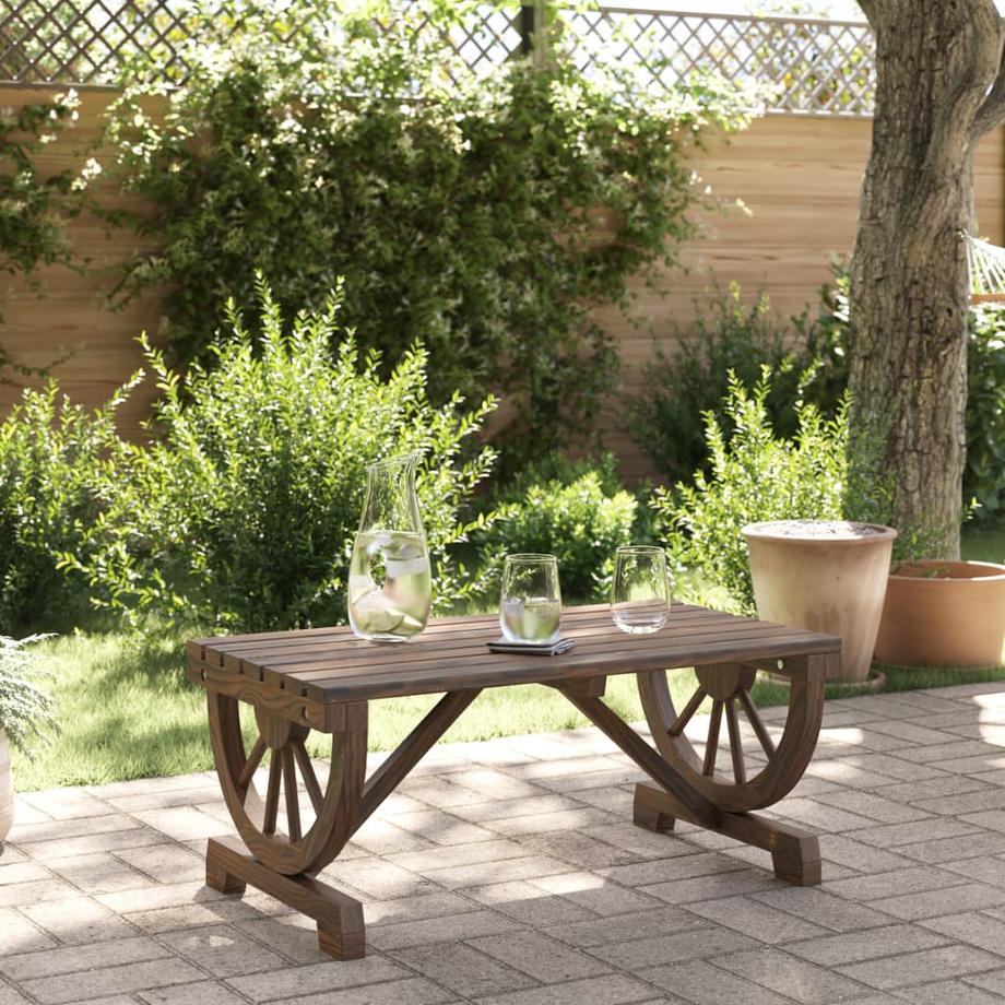 VidaXL tavolino da giardino Legno  