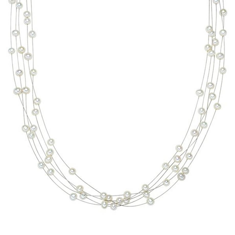 Femme Collier de perles