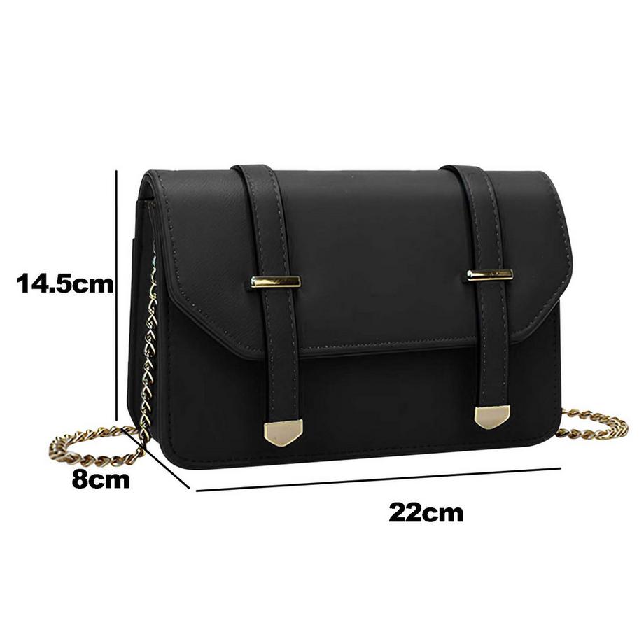 Gallantry Sac Bandoulière pour Femme Chaîne Dorée  