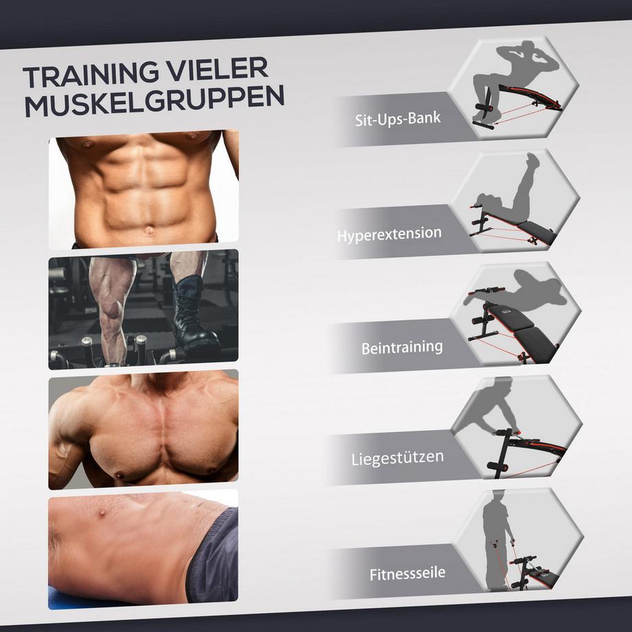 HOMCOM  Appareil pour abdominaux 