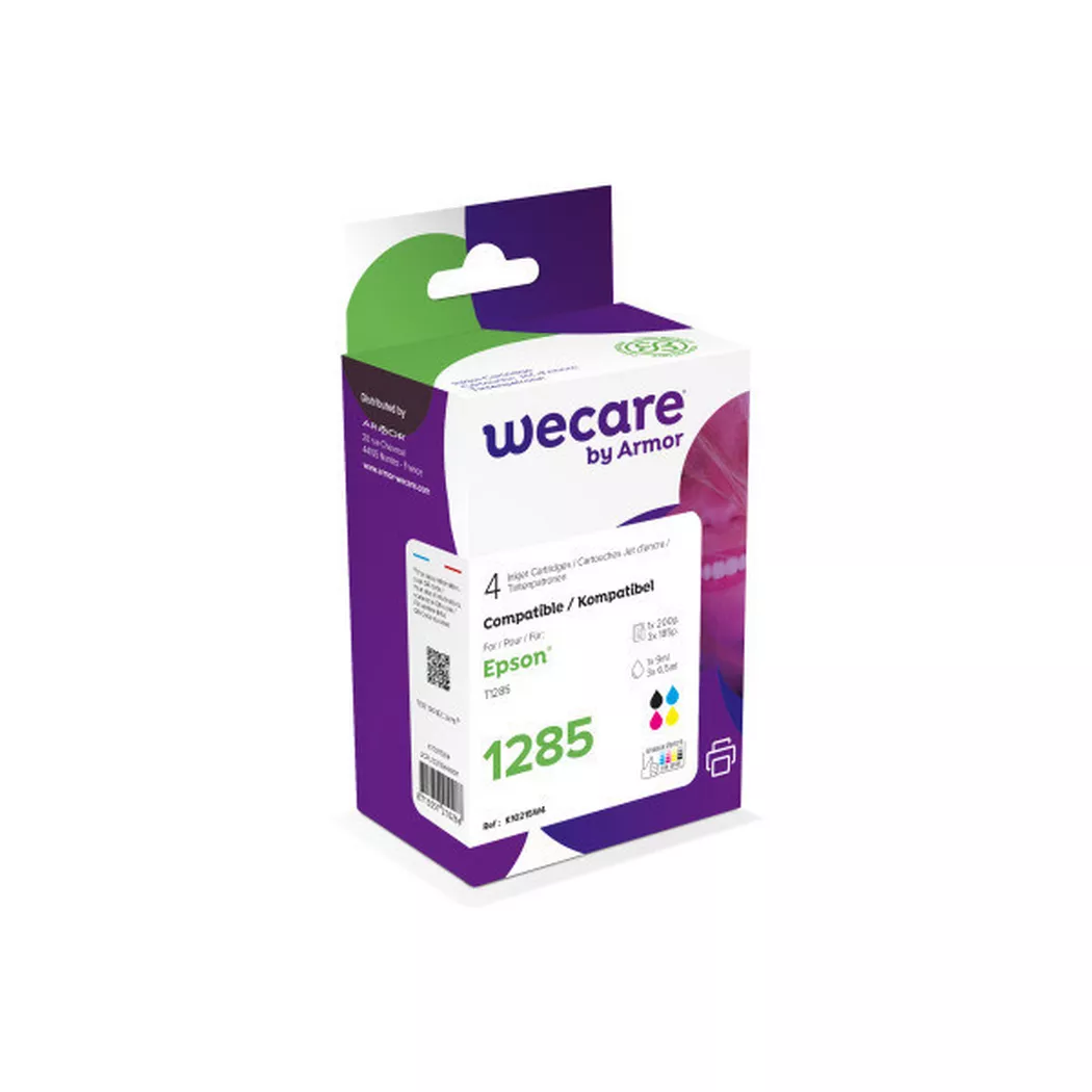 wecare -  Multipack new built CMYBK T128540WE z.Epson Stylus S22 9/3x6.5ml, One Size