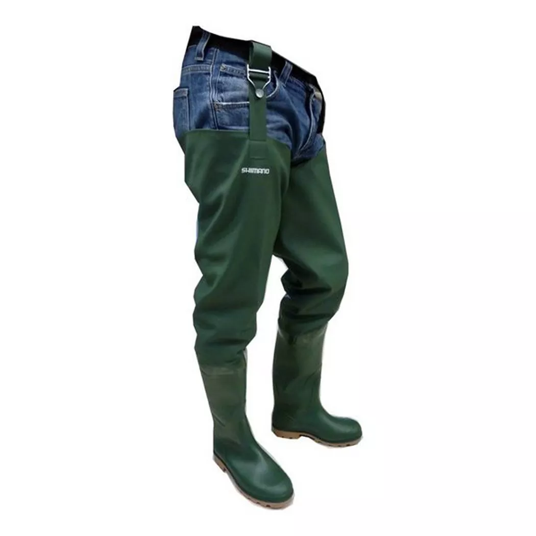 SHIMANO - Bottes PVC, 45, Vert