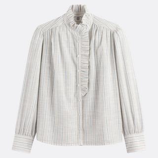 La Redoute Collections Camicia a righe con collo vittoriano  