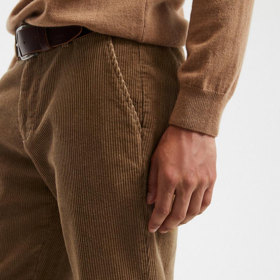 La Redoute Collections Pantaloni Chino Velluto a Coste Stretch Vestibilità Regolare  