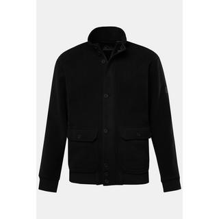 JP1880  JP 1880 Hommes Grandes tailles Blouson en polaire JP 1880, doublure en polaire, col montant, double poche, jusqu'au 8&nbsp;XL noir 7XL 831302100-7XL 