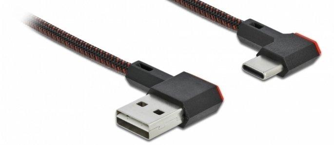 DeLock  85280 cavo USB 0,5 m USB 2.0 USB A USB C Nero 