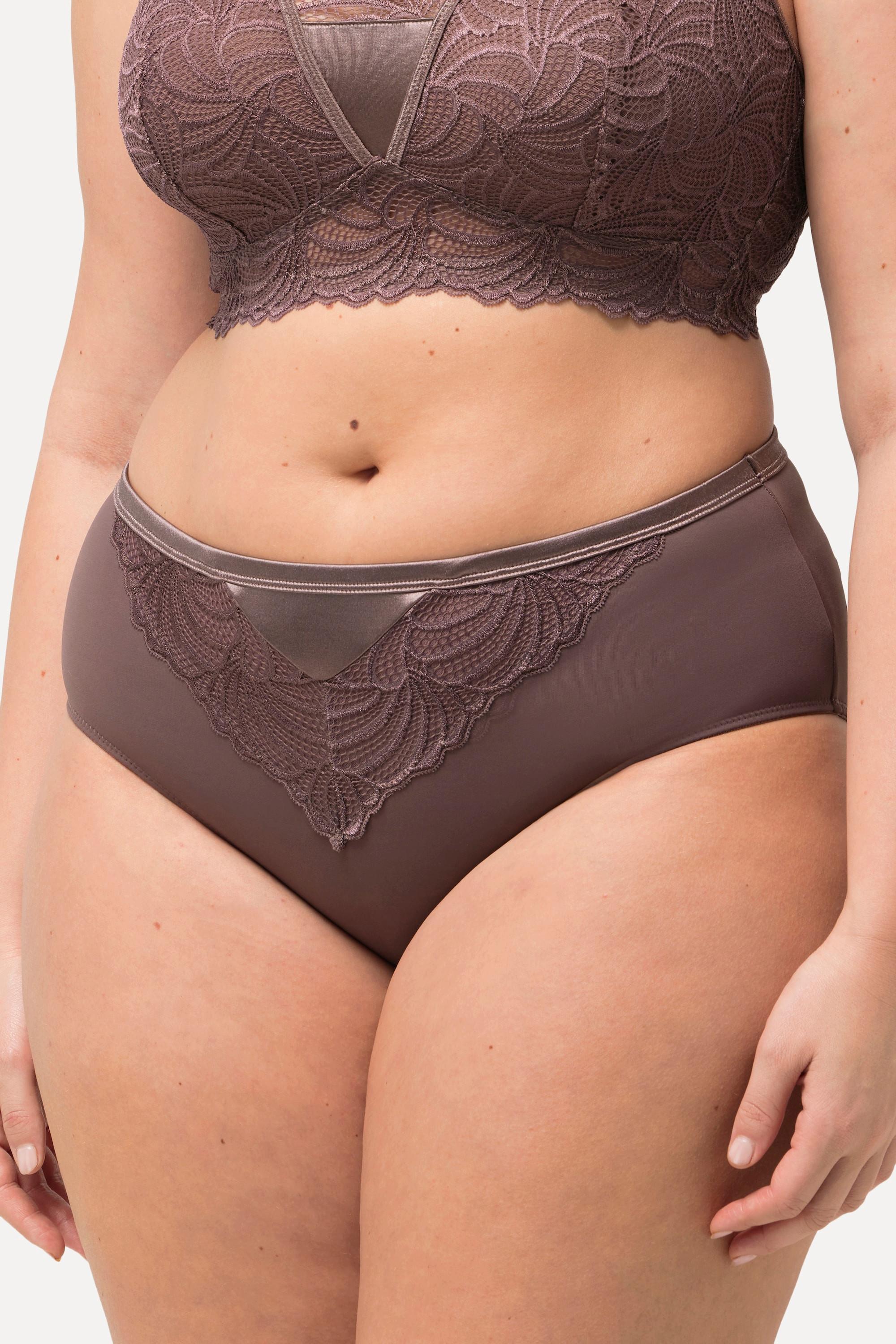 Ulla Popken Maxi slip pizzo microfibra  