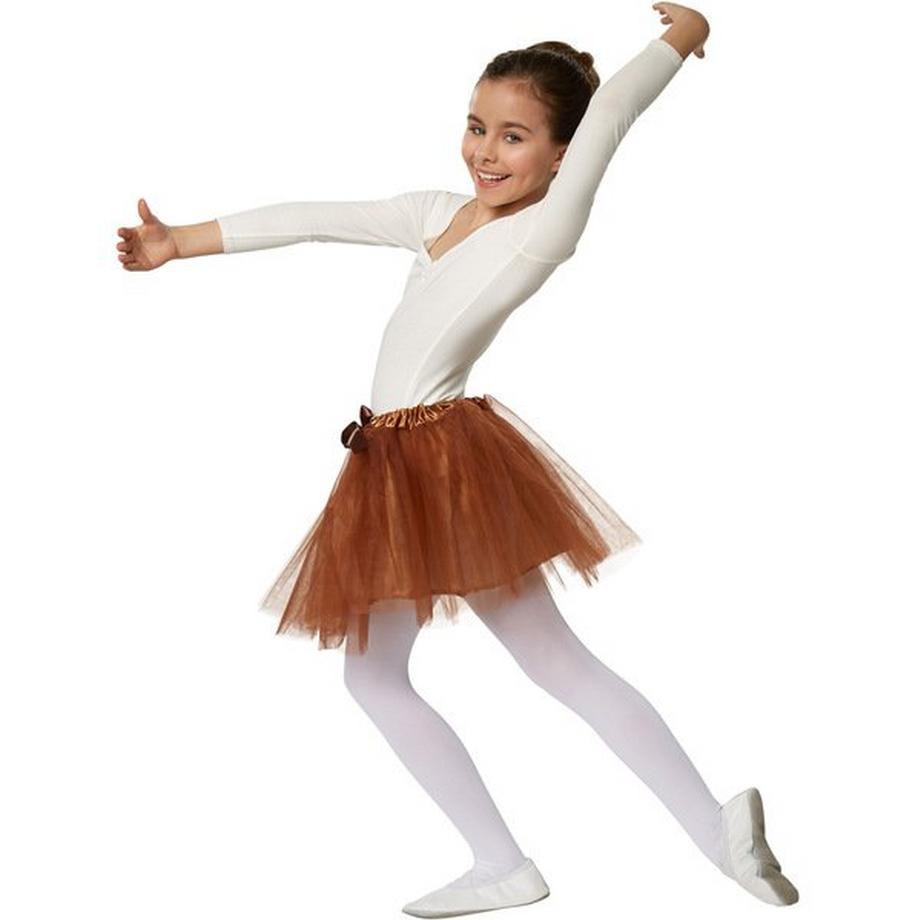 Tectake  Tutu pour enfants brun-café 