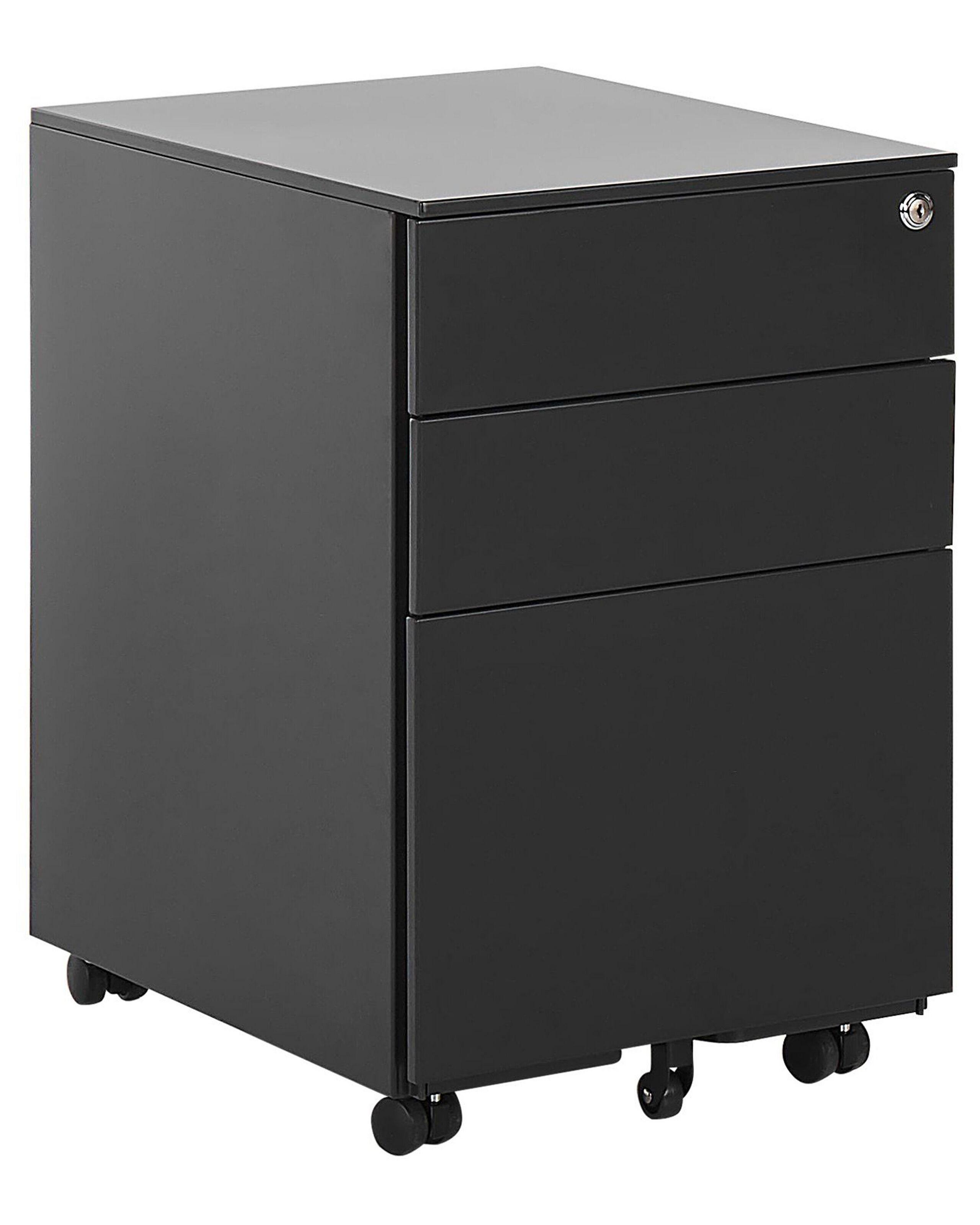 Beliani Meuble de rangement en Acier Moderne CAMI  