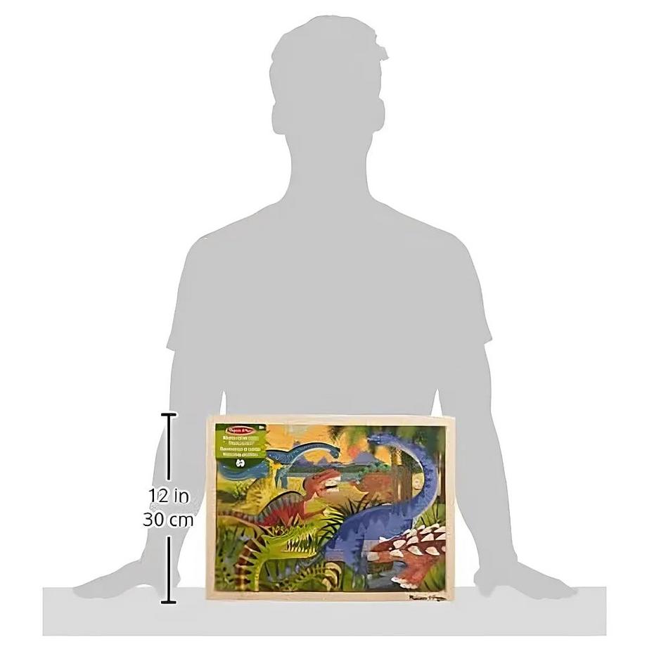 Melissa & Doug  Puzzle Dinosaurier (24Teile) 