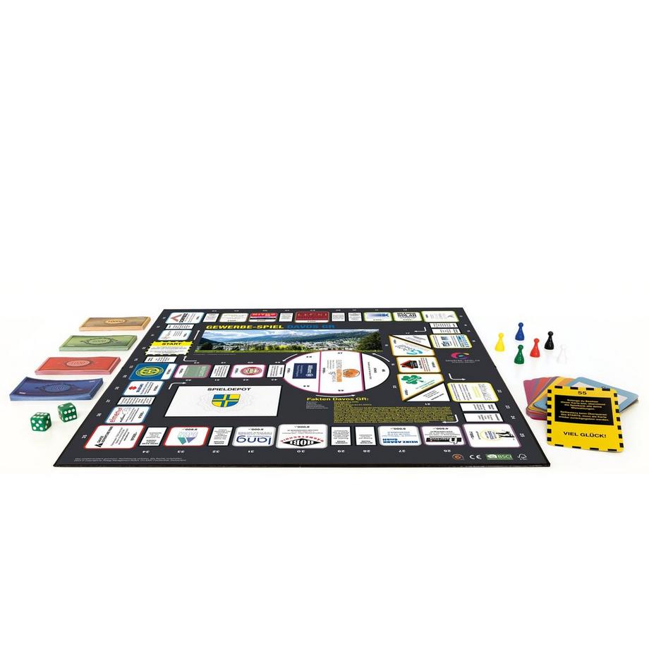 GEWERBE-SPIEL  Brettspiel DAVOS GR (Deutsch) 