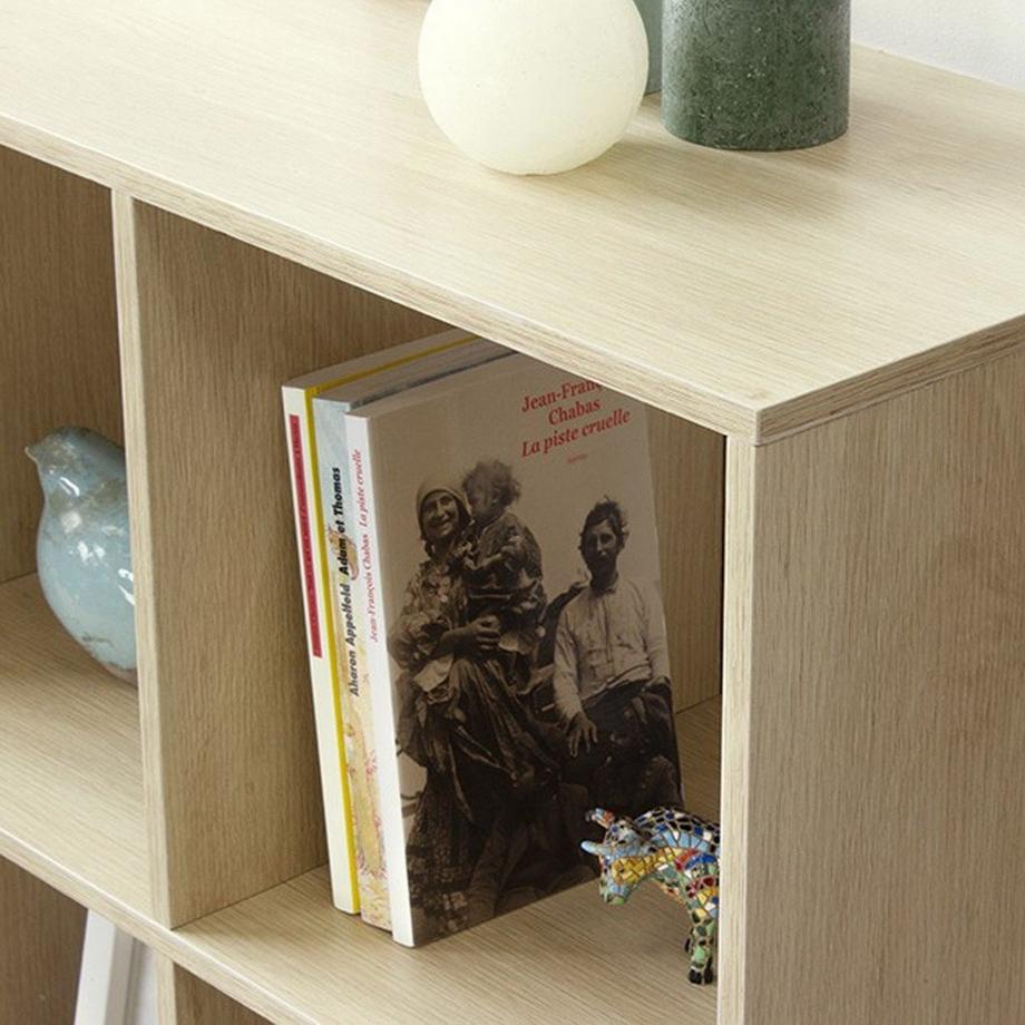 Calicosy Scaffale a 9 scomparti con gambe in metallo  