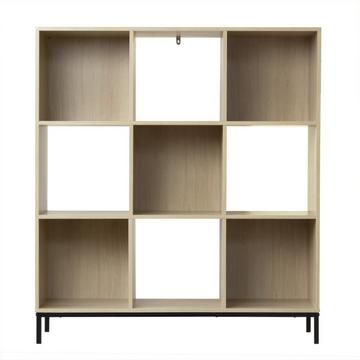 Regal mit 9 Fächern und Metallfüßen