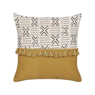 Beliani Coussin en Coton Boho WOODI  