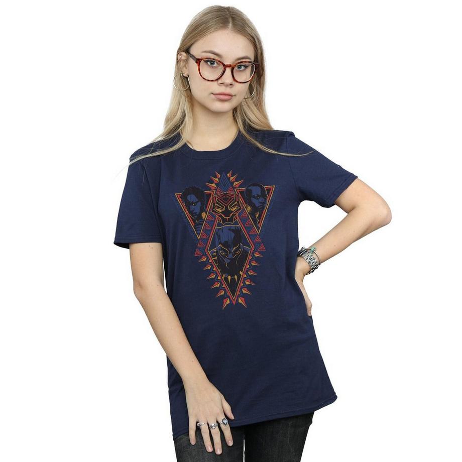 MARVEL Black Panther T-Shirt Geometrica  