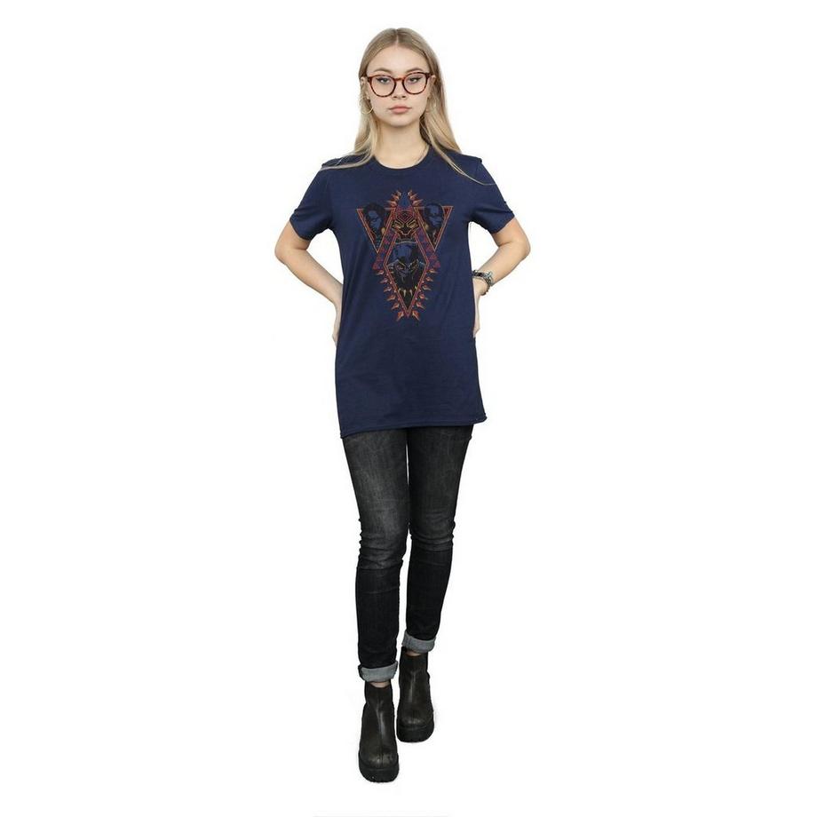 MARVEL Black Panther T-Shirt Geometrica  