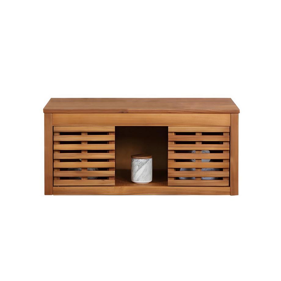 Vente-unique Mobile sotto lavabo sospeso  in Legno d'acacia PENEBEL  