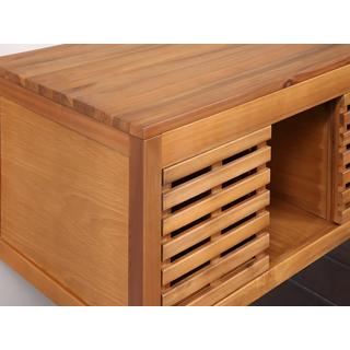 Vente-unique Mobile sotto lavabo sospeso  in Legno d'acacia PENEBEL  